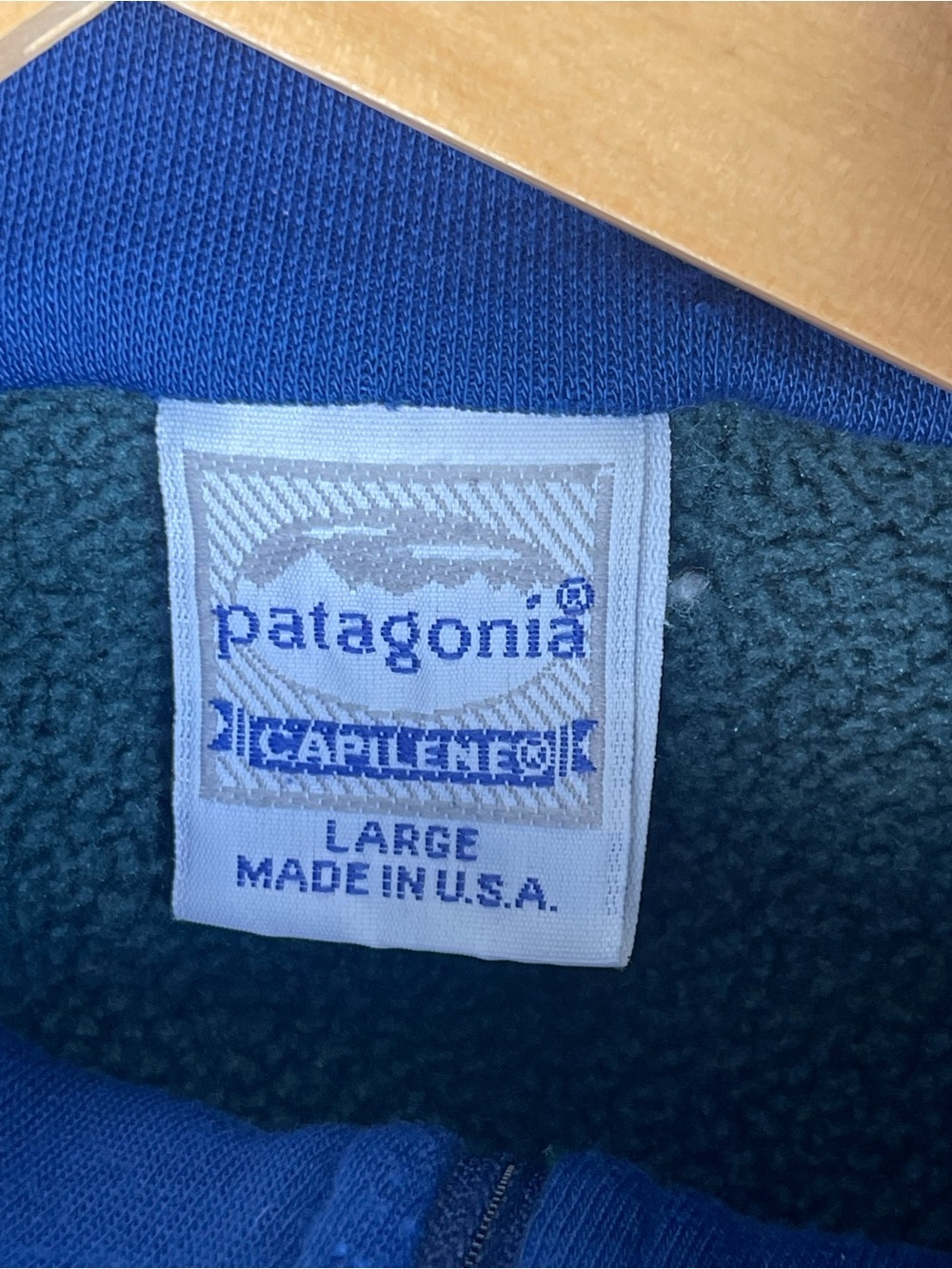 Vintage Patagonia Capilene Quarter Zip Pullover L
